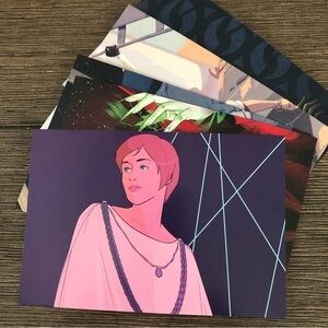 Disney Star Wars: Women of Star Wars postcards bundle #12 (Set of 5)